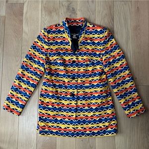 Louis Feraud Colorful Blazer Jacket | 100% Cotton
